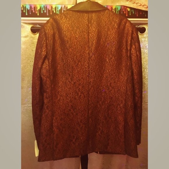 Red Manzini Smoking Jacket -BOSS ITALIAN PARTYWEAR - Picture 6 of 11